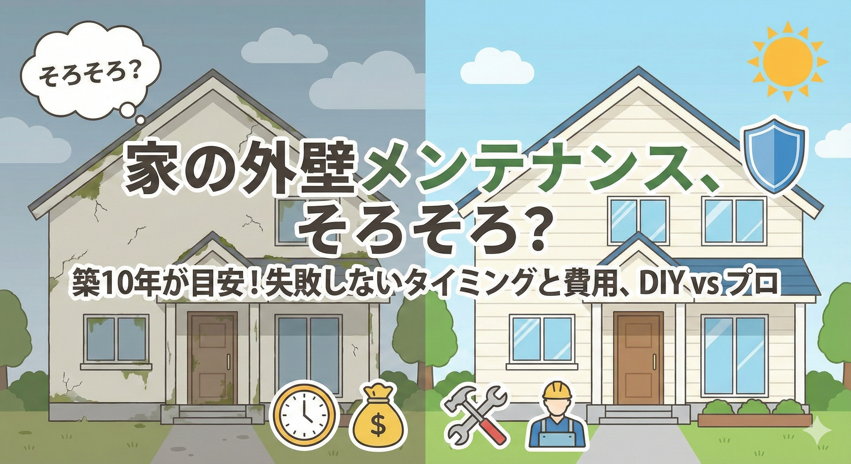 住宅の外壁メンテナンスは何年ごとが目安？コストや業者選びのポイントも解説の画像