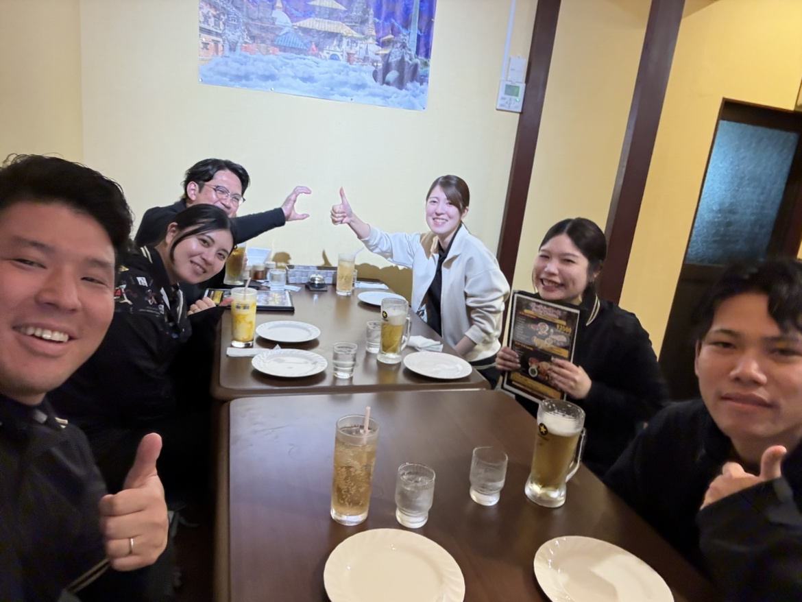 賃貸部でのお食事会♪の画像