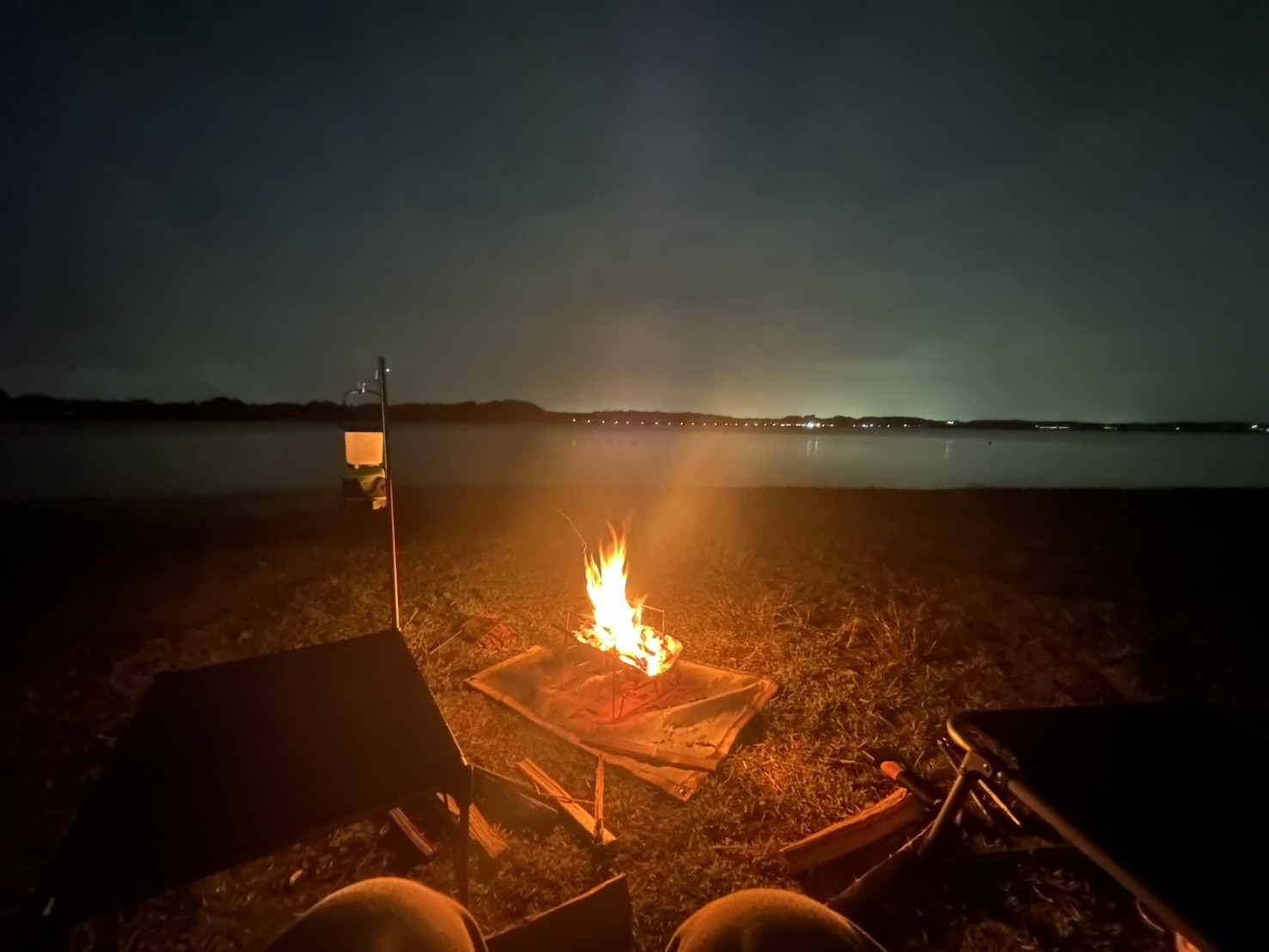 念願の初キャンプの画像