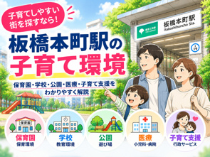 板橋本町駅の子育て環境は？保育園・学校・公園・医療・子育て支援【2026年版】の画像