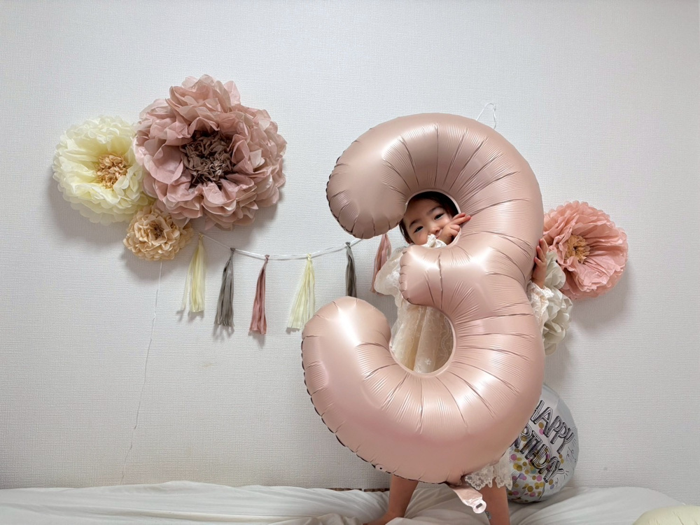 3歳になりました！の画像