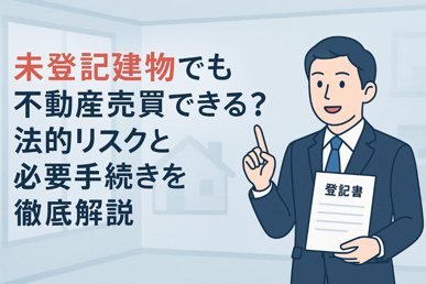 未登記建物でも不動産売買できる？法的リスクと必要手続きを徹底解説の画像