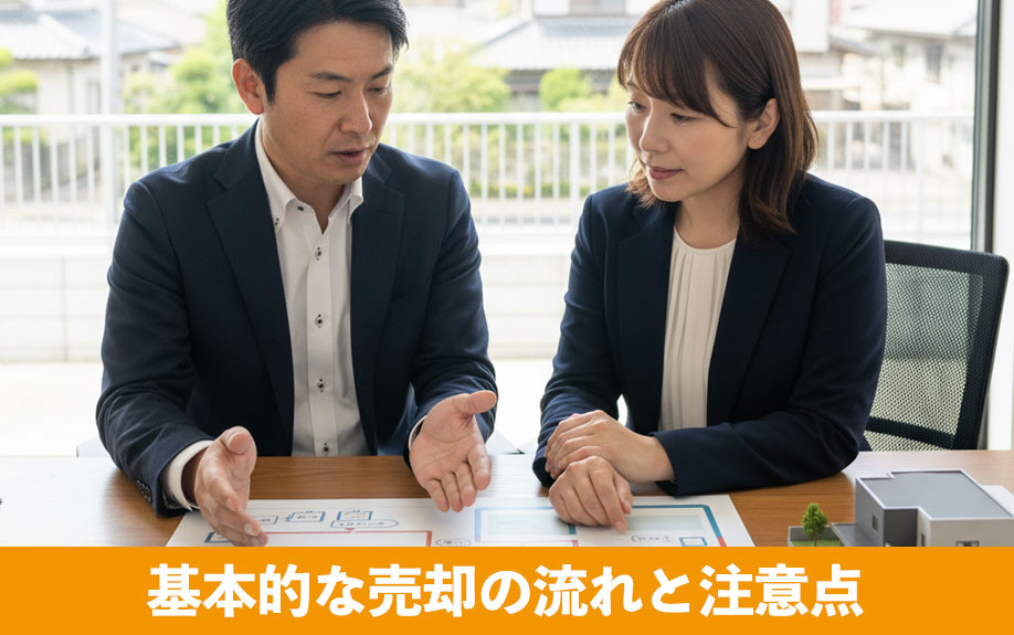 基本的な売却の流れと注意点