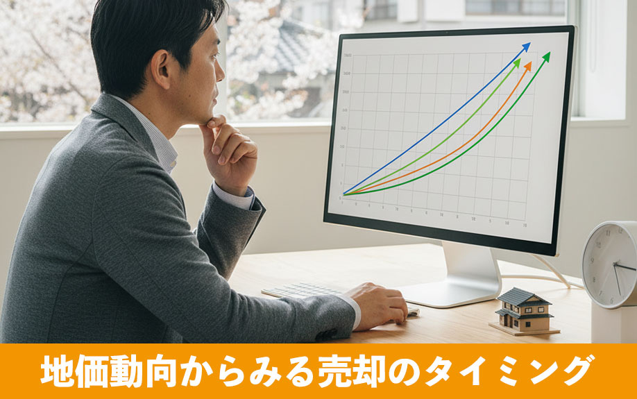 地価動向からみる売却のタイミング