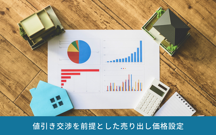 値引き交渉を前提とした売り出し価格設定