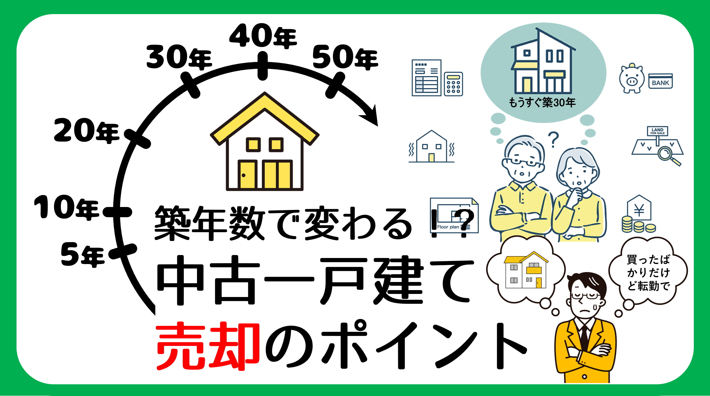 【碧南市の不動産売却】築年数で変わる！中古一戸建て売却のポイントの画像