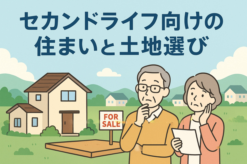 セカンドライフ向けの住まいと土地選びの画像