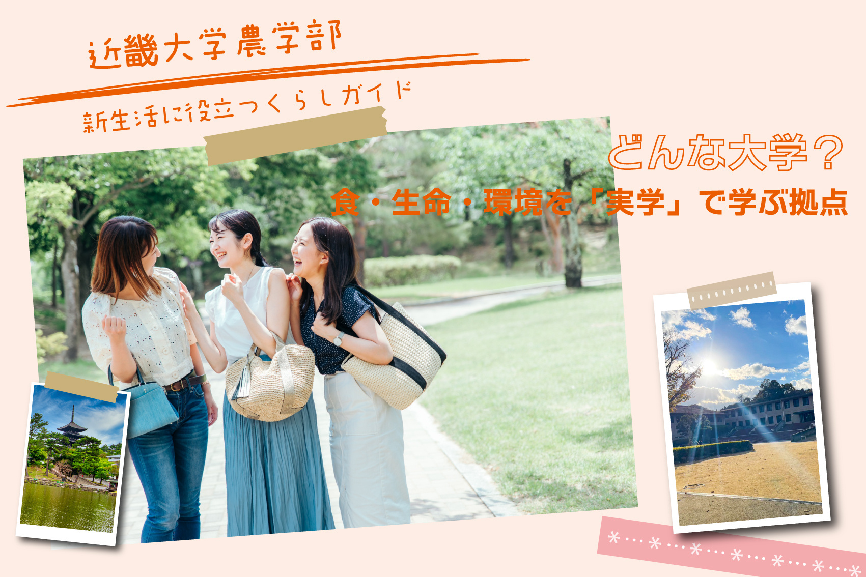 近畿大学農学部ってどんな大学？——食・生命・環境を「実学」で学ぶ拠点の画像