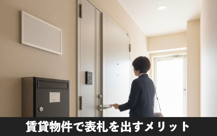 賃貸物件で表札を出すメリット