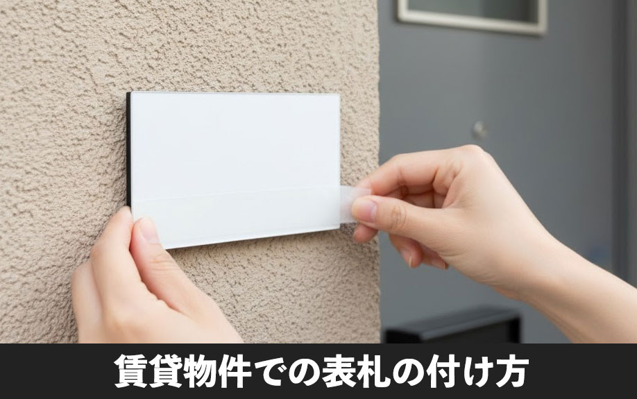 賃貸物件での表札の付け方