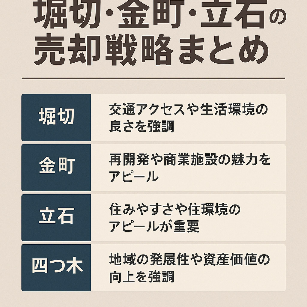 堀切・金町・立石・四つ木の売却戦略まとめ｜不動産のみらい