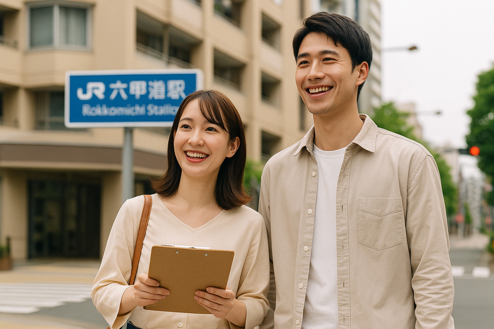 人気の六甲道駅周辺｜新婚・同棲カップル・二人暮らしの部屋探しトレンドと仲良く部屋探しのポイントの画像
