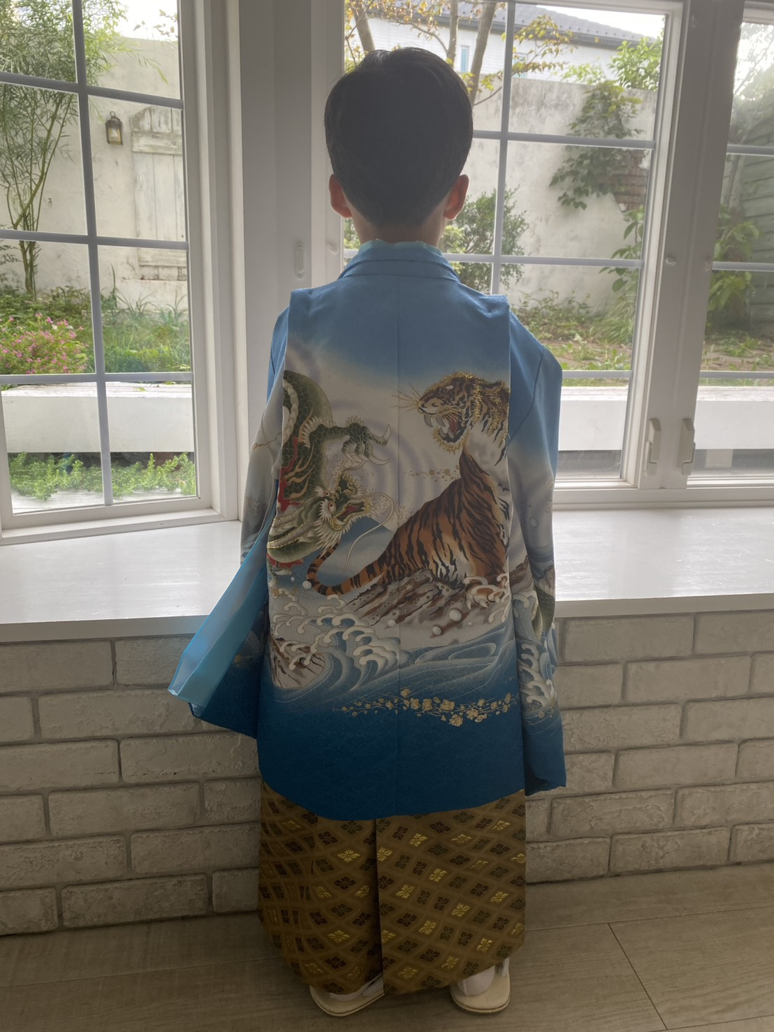 七五三の写真の画像