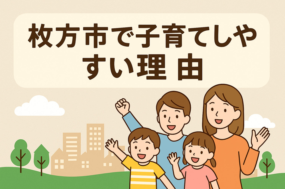 “枚方市で子育てしやすい理由”の画像