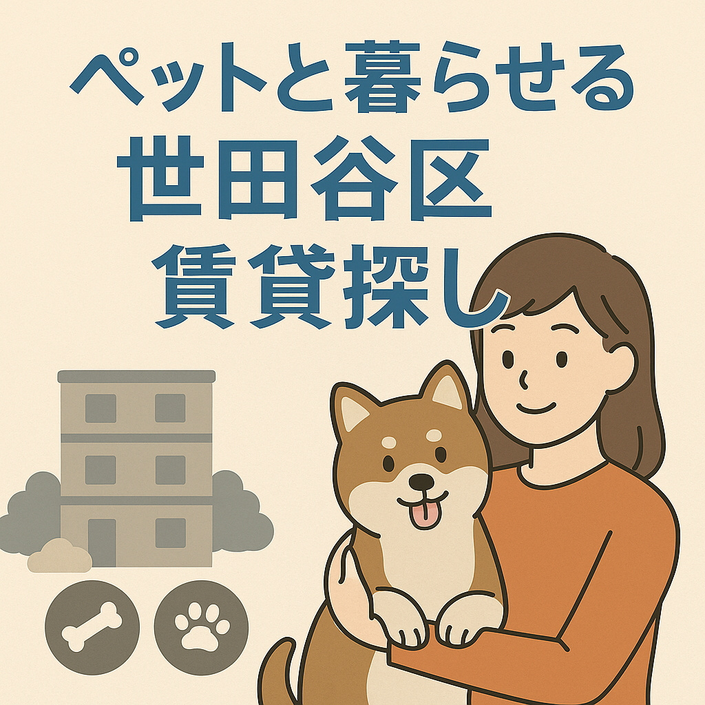 ペット可賃貸の世田谷区相場は？退去費用や傷匂いの対策も紹介の画像