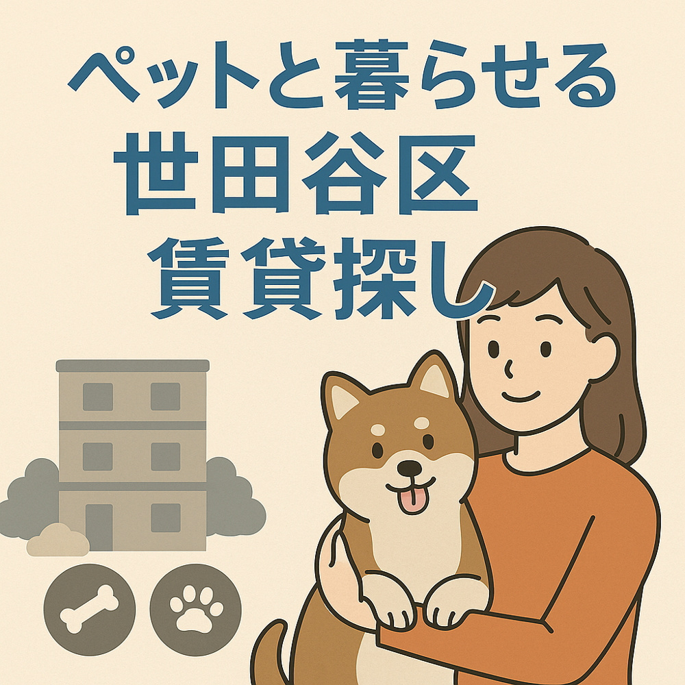 ペット可賃貸の世田谷区相場は？退去費用や傷匂いの対策も紹介の画像