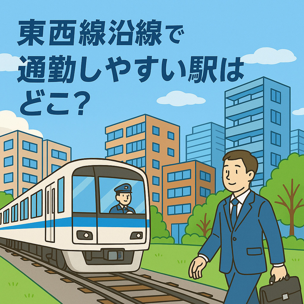 「東西線沿線で通勤しやすい駅はどこ？行徳・妙典・浦安を比較」の画像