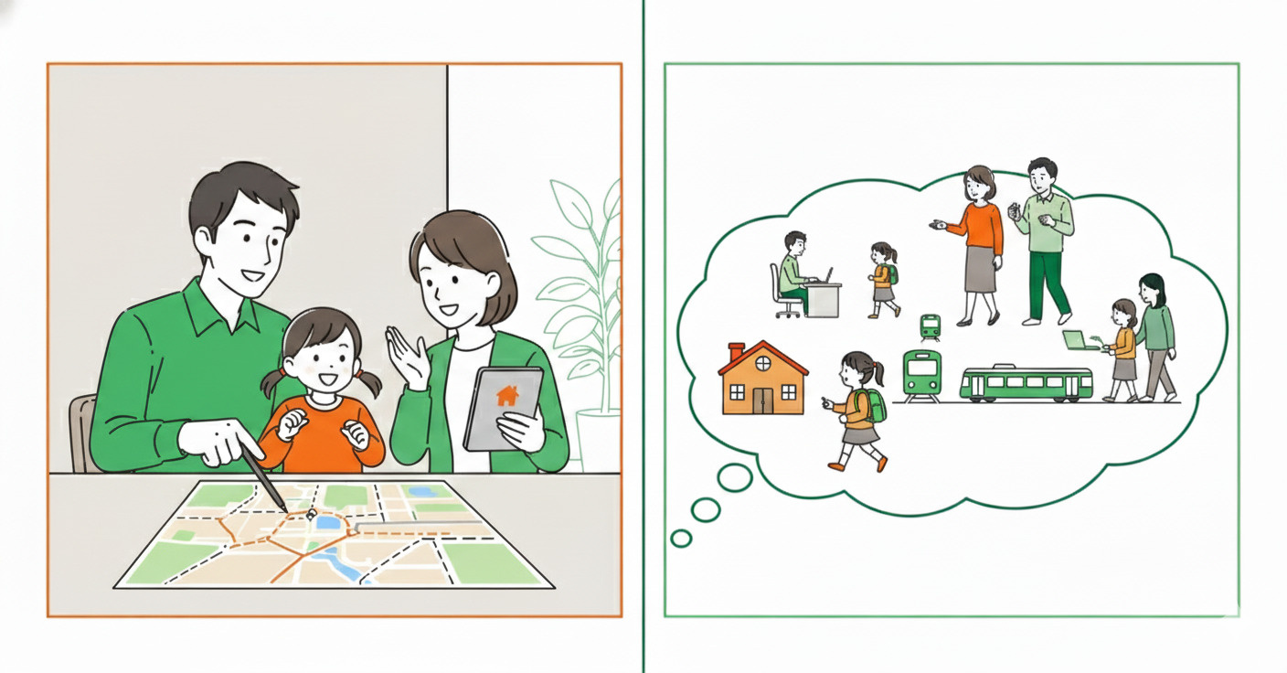 通勤ラッシュのイメージ