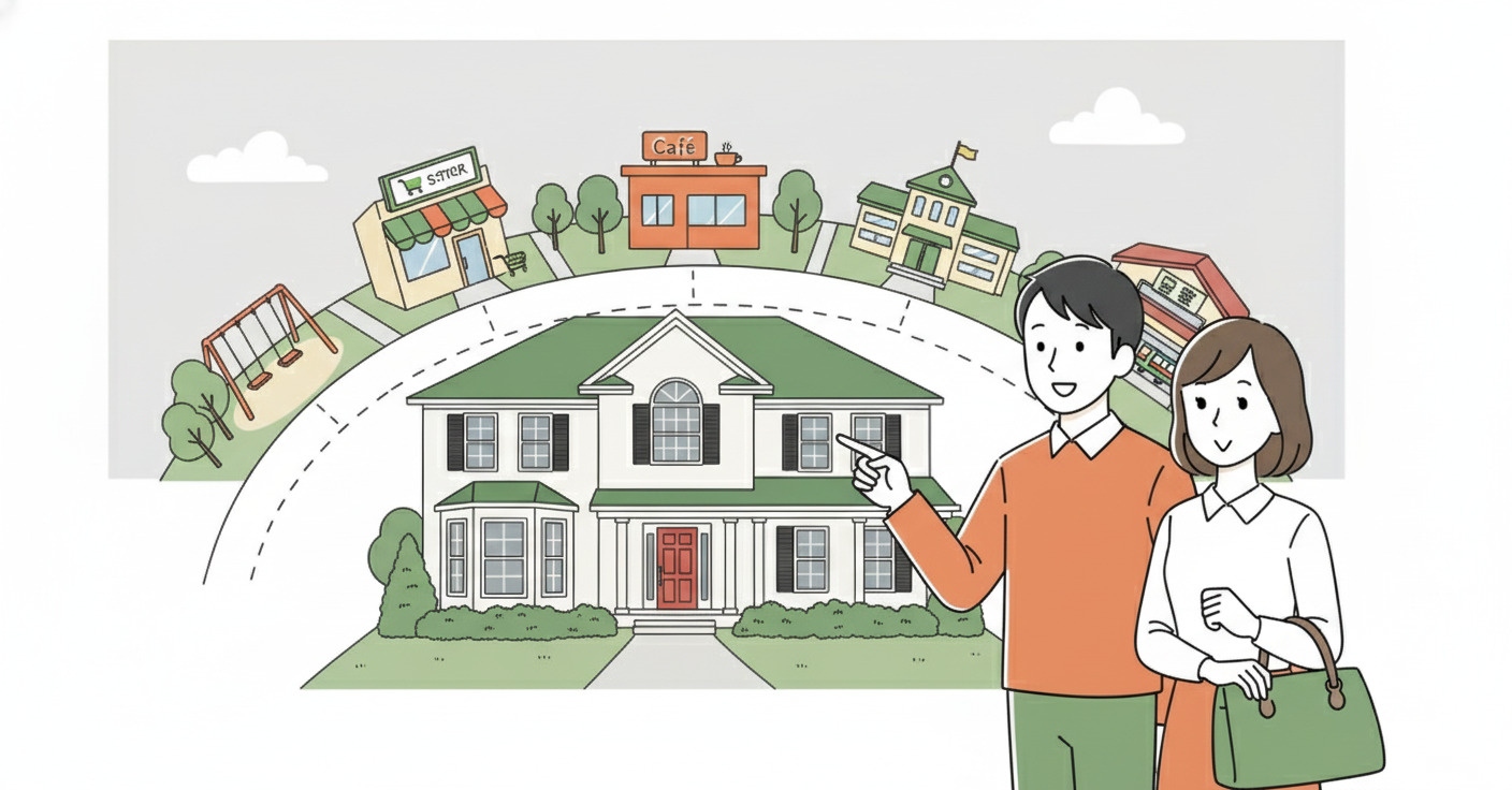 公園で遊ぶ家族のイメージ