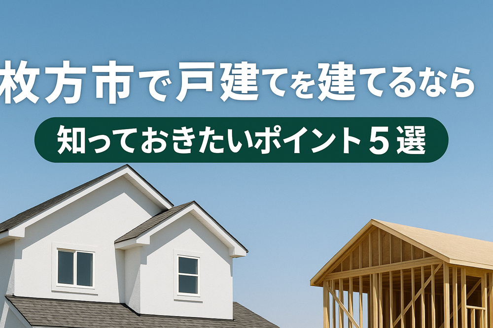 枚方市で家を建てる前に知るべきこと‼︎の画像