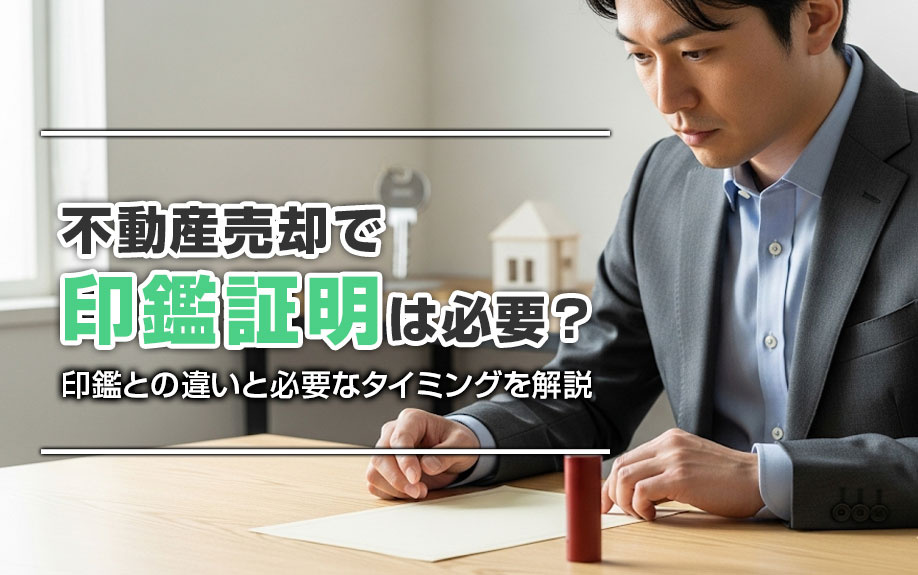 不動産売却で印鑑証明は必要？印鑑との違いと必要なタイミングを解説の画像
