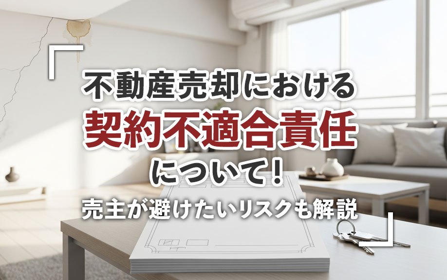 不動産売却における契約不適合責任について！売主が避けたいリスクも解説の画像