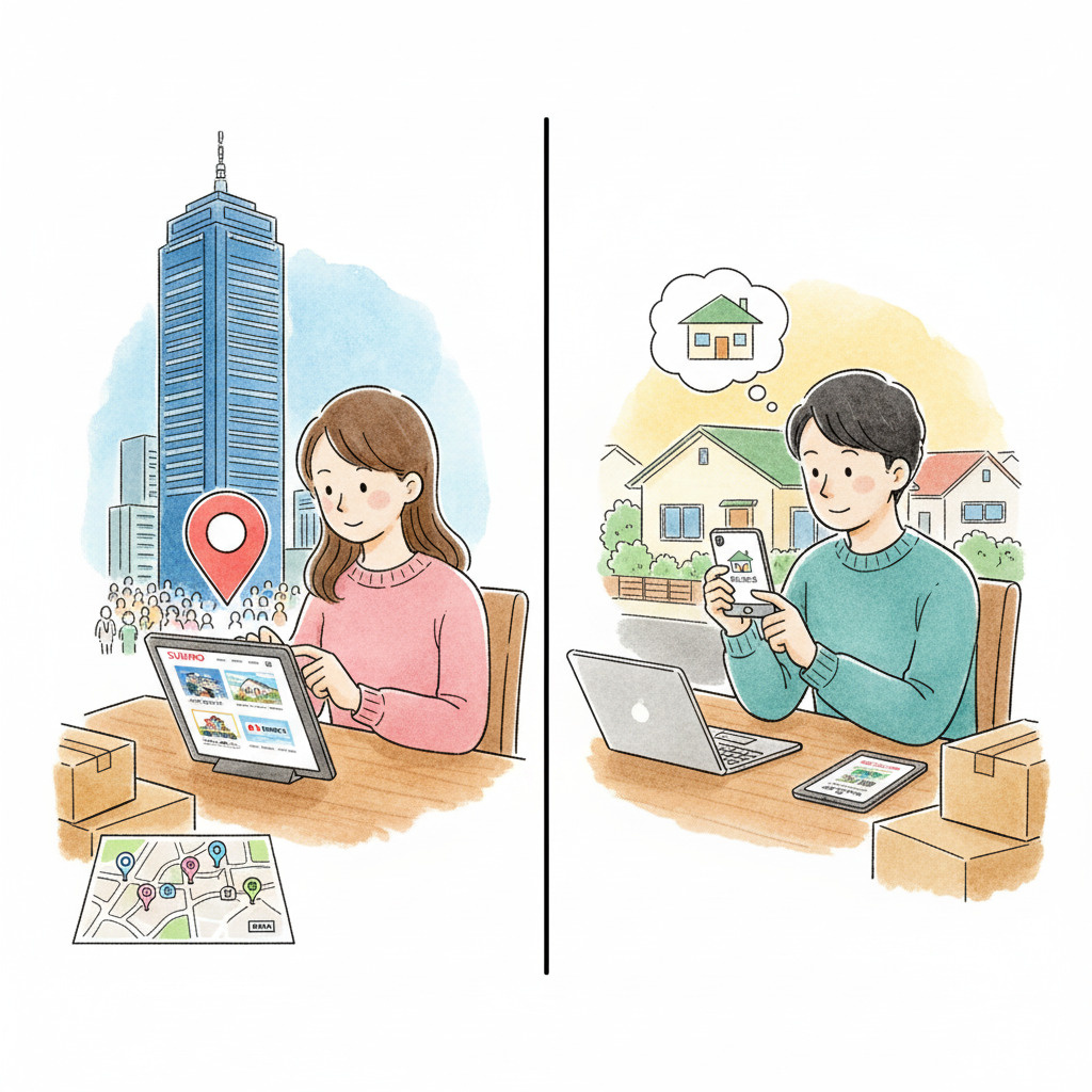 【富永が教える】千葉県四街道市で賃貸探し！最適な賃貸サイトはどこ？賢いサイトの活用法の画像