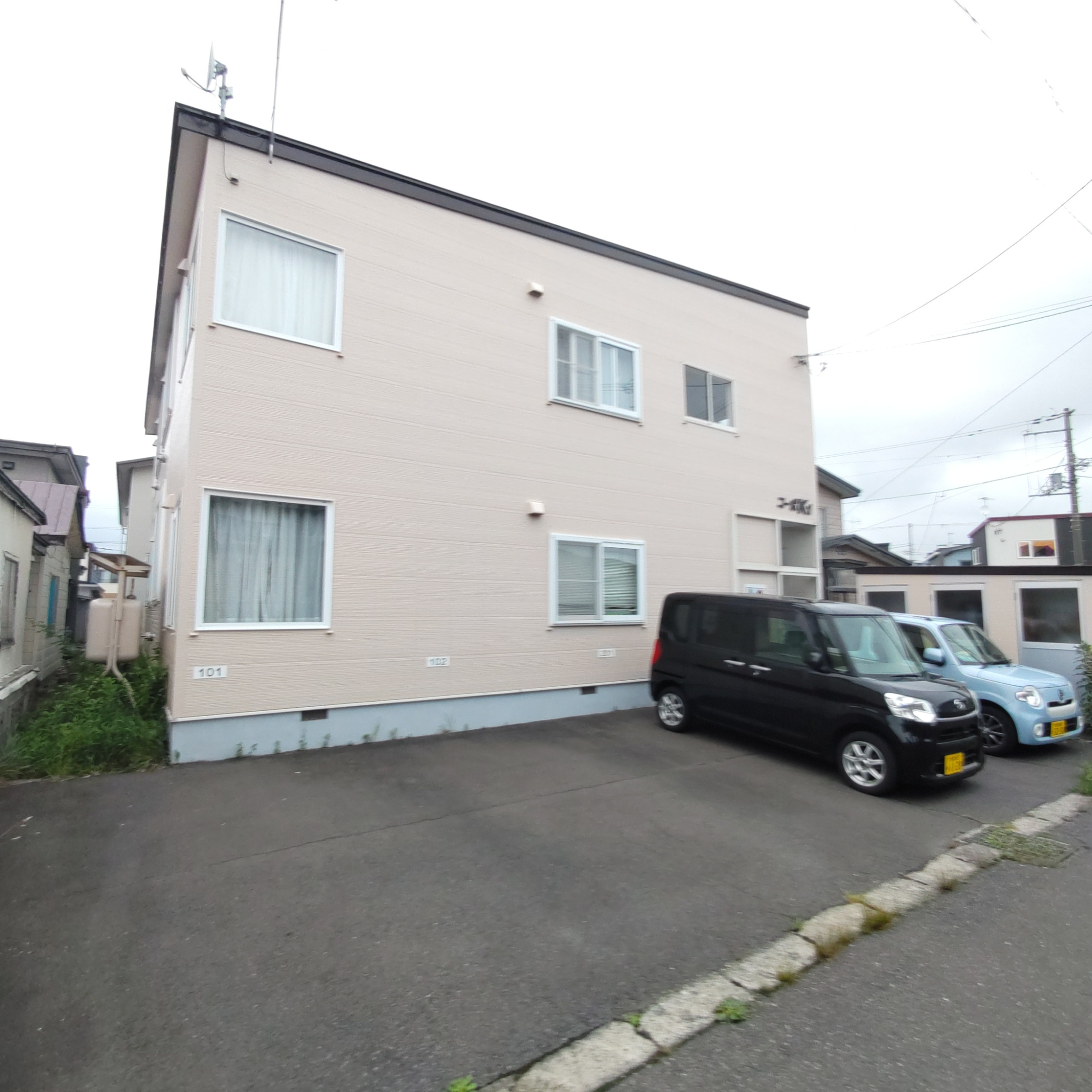 【登別市桜木町の2LDKアパート】低家賃で快適!「コーポK1」のご紹介の画像