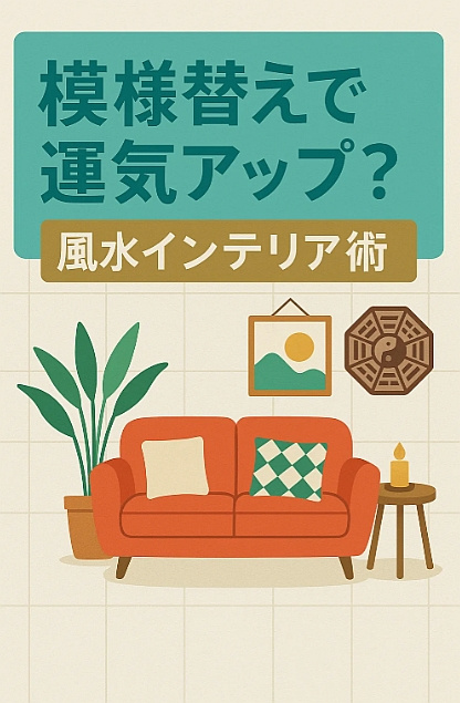 模様替えで運気アップ！風水インテリア術の画像