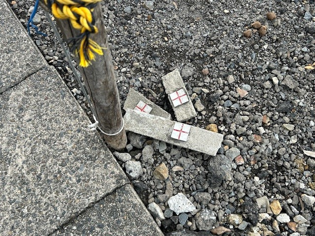 【津島市不動産売却】境界プレートの画像