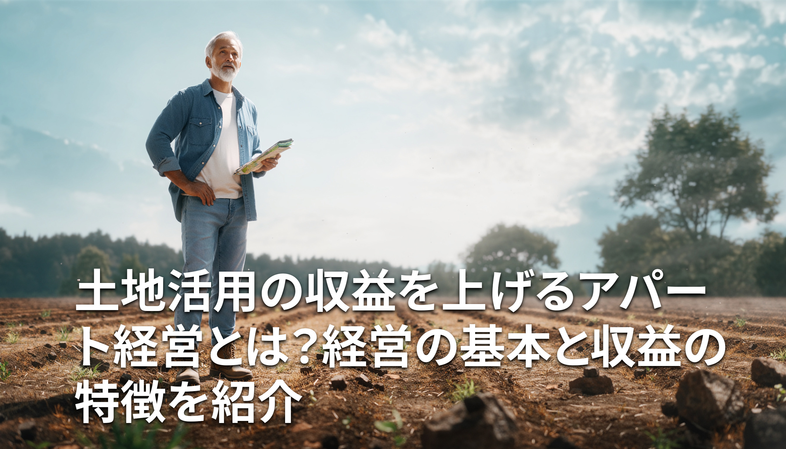 土地活用の収益を上げるアパート経営とは？経営の基本と収益の特徴を紹介の画像