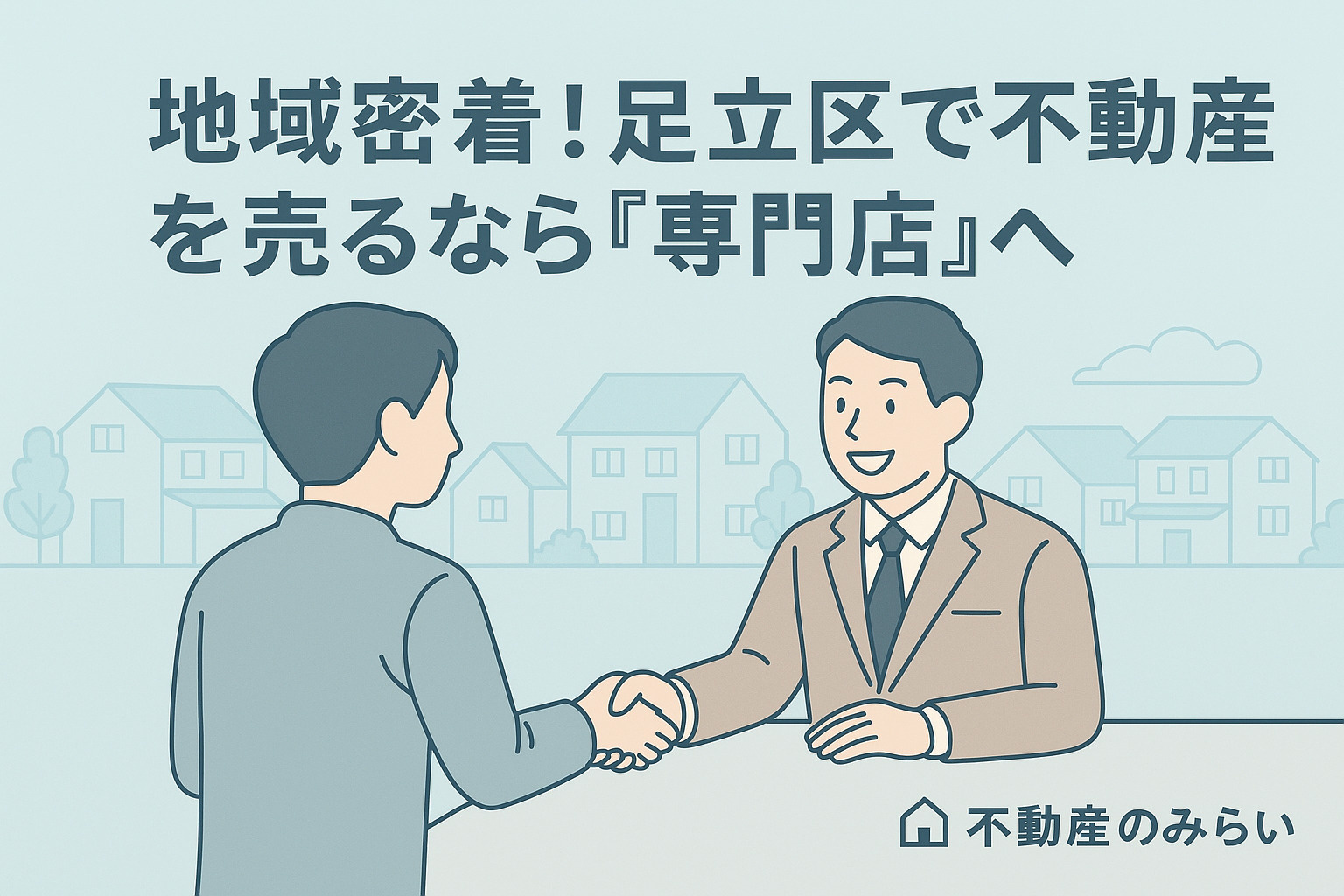 【地域密着】足立区で不動産を売るなら“専門店”に任せるべき理由の画像