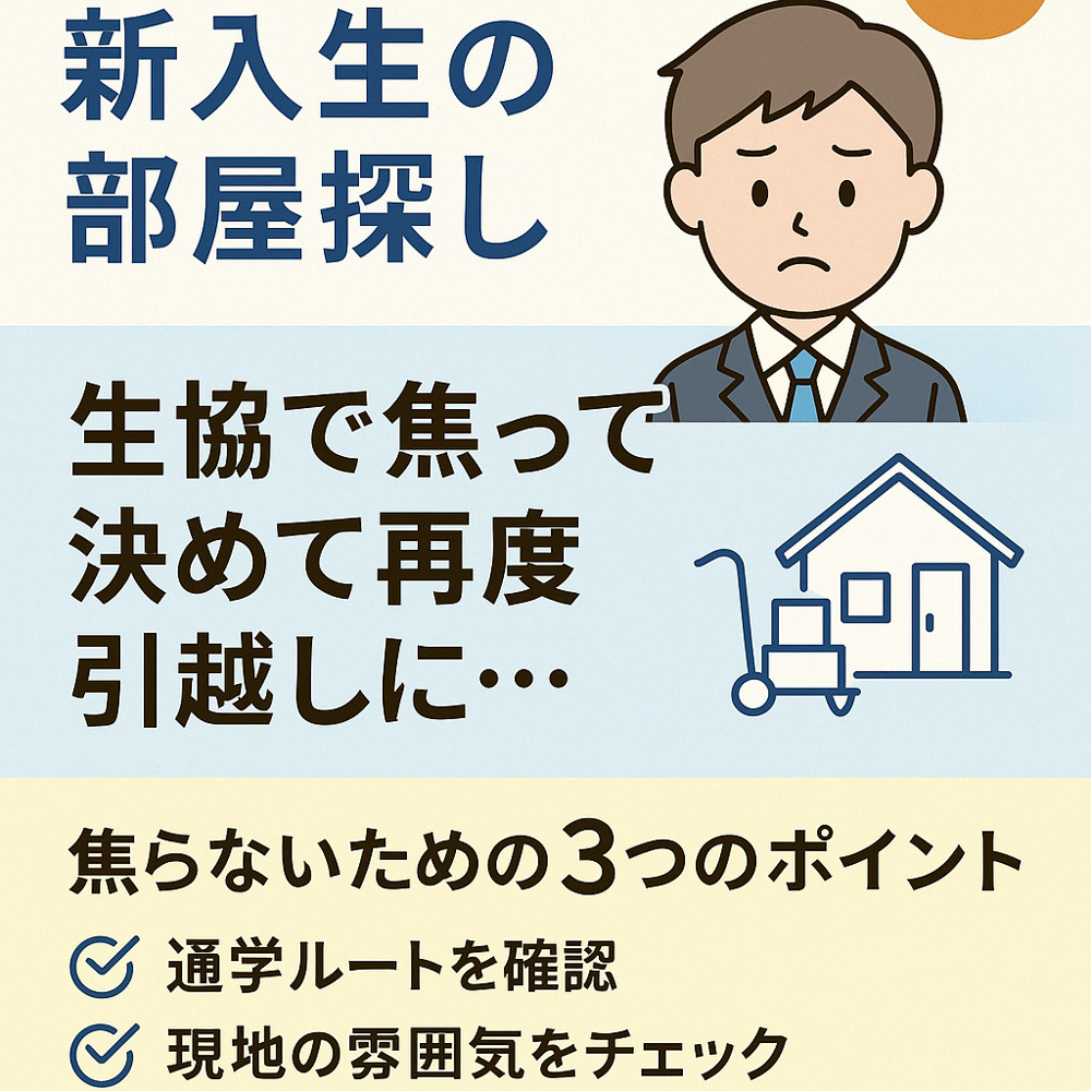 【神戸大学 新入生の部屋探し】の画像