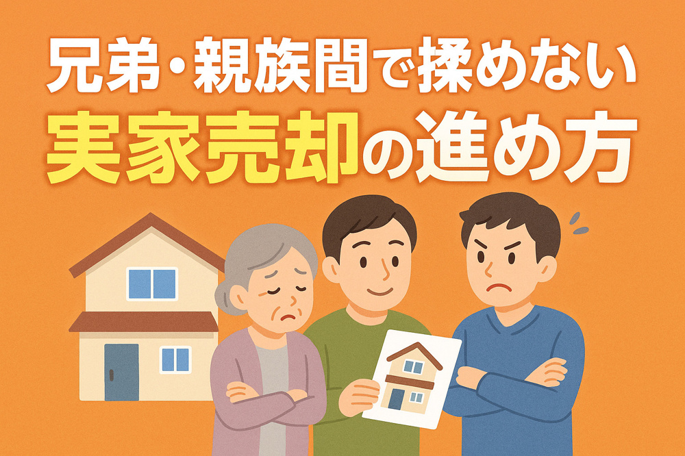 兄弟・親族間で揉めない実家売却の進め方の画像