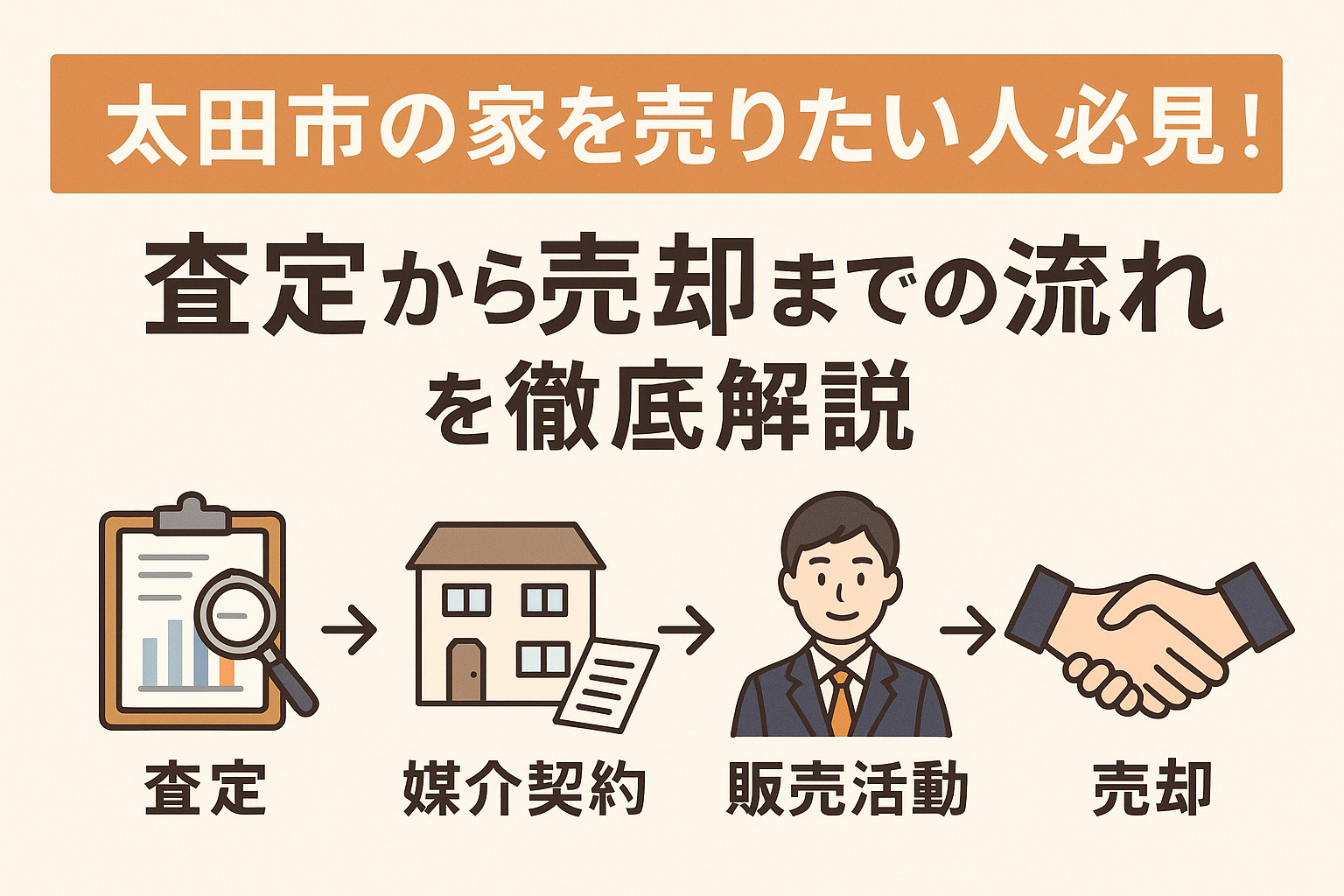 太田市の家を売りたい人必見！査定から売却までの流れを徹底解説の画像
