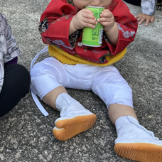 【息子初めての秋祭り（￣︶￣）↗　】の画像