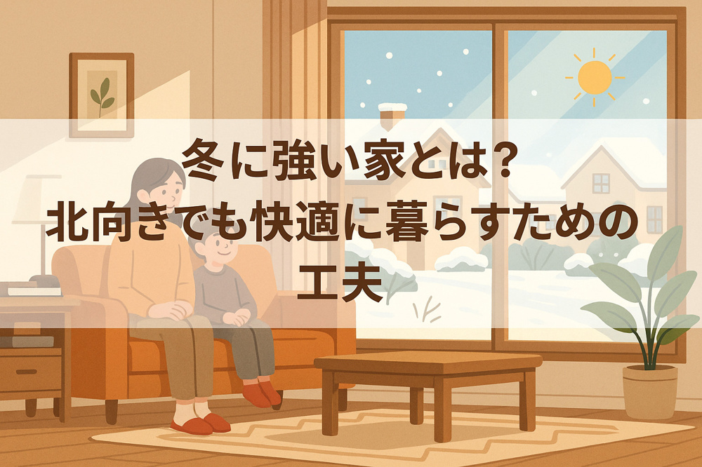 冬に強い家❄️北向きでも快適に暮らすための工夫の画像
