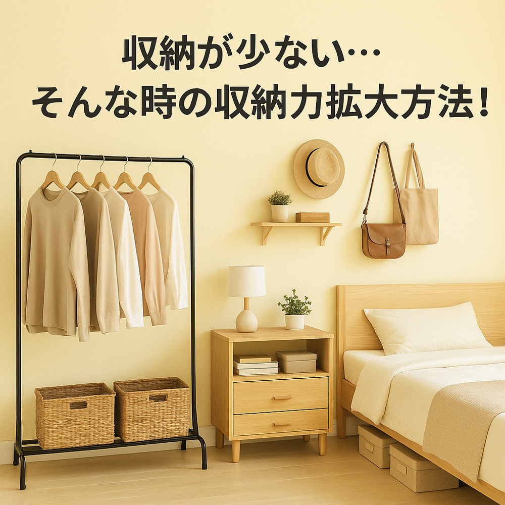 収納が少ない...そんな時の収納力拡大方法！～名古屋　My賃貸～の画像