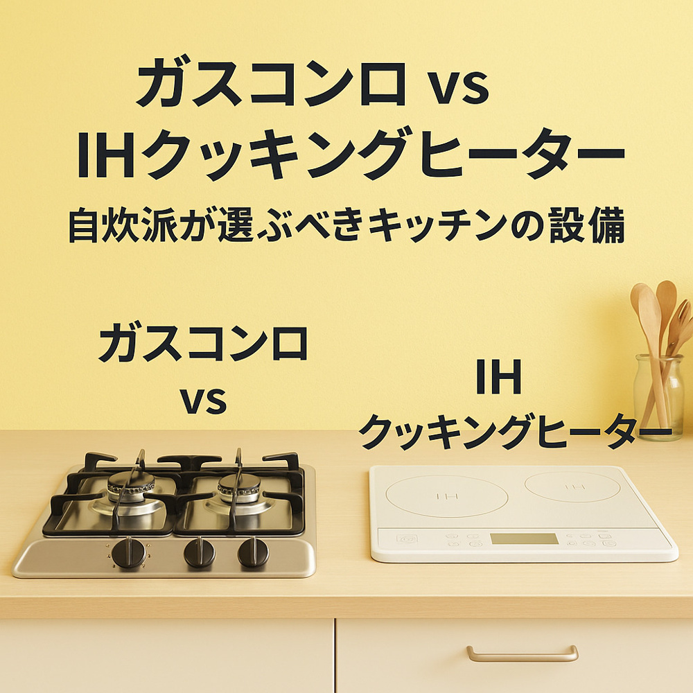 ガスコンロ vs IHクッキングヒーター！自炊派が選ぶべきキッチンの設備～名古屋My賃貸～の画像