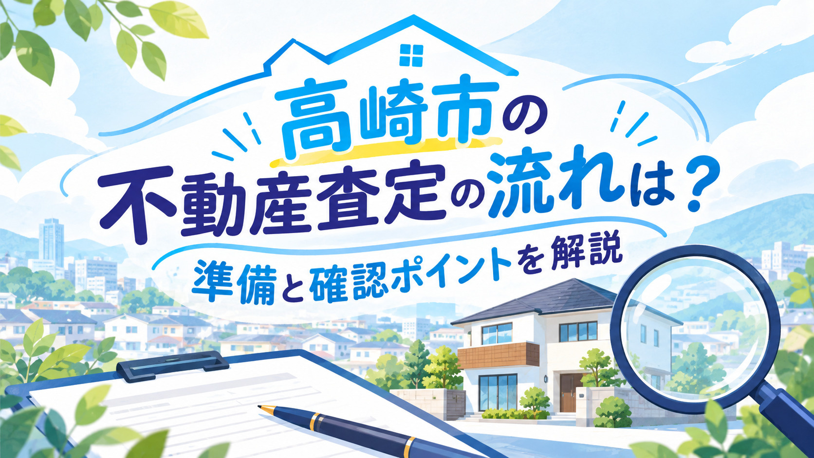 高崎市の不動産査定の流れは？準備と確認ポイントを解説の画像