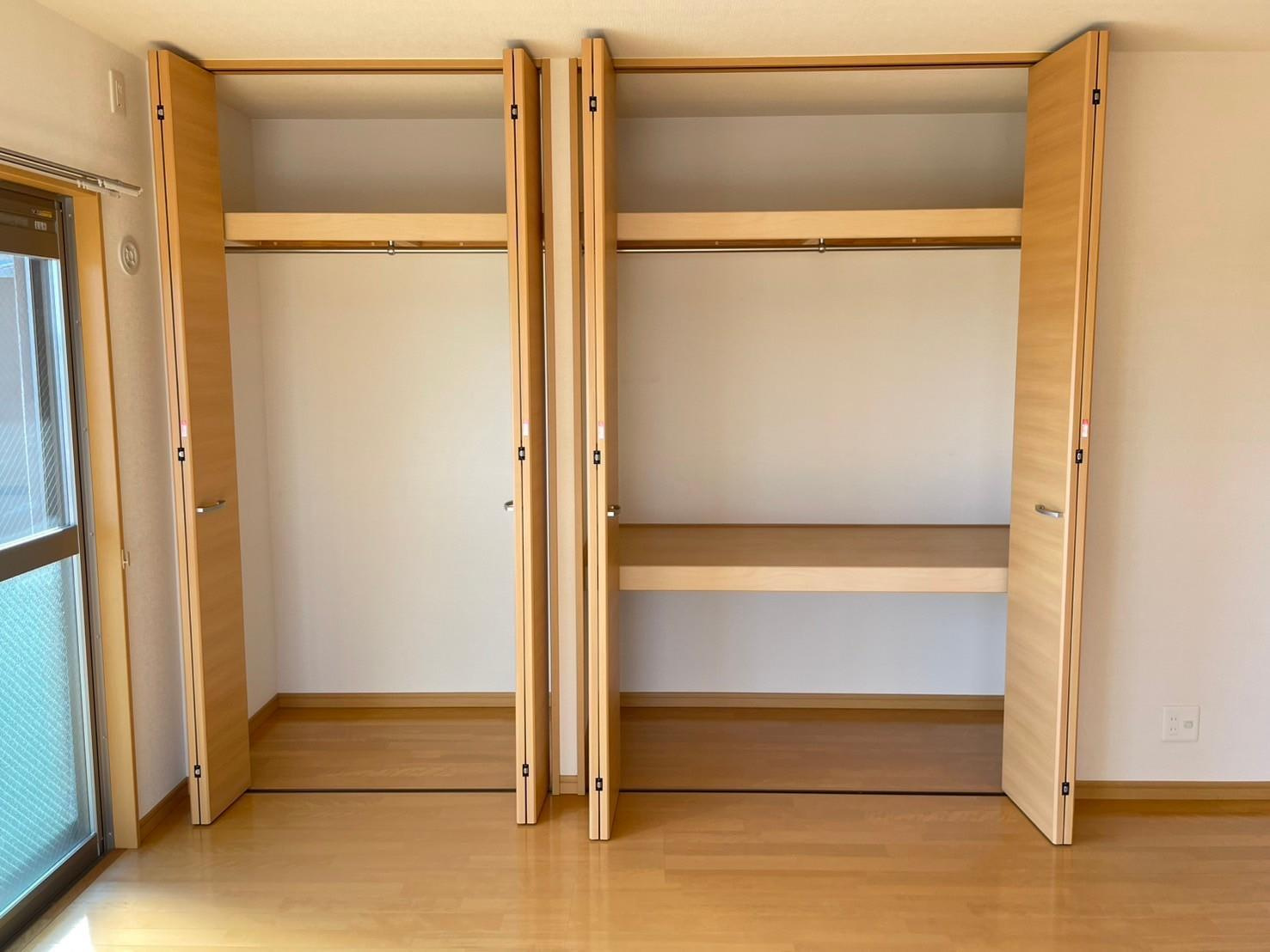 203号室 収納 大容量のクローゼット収納