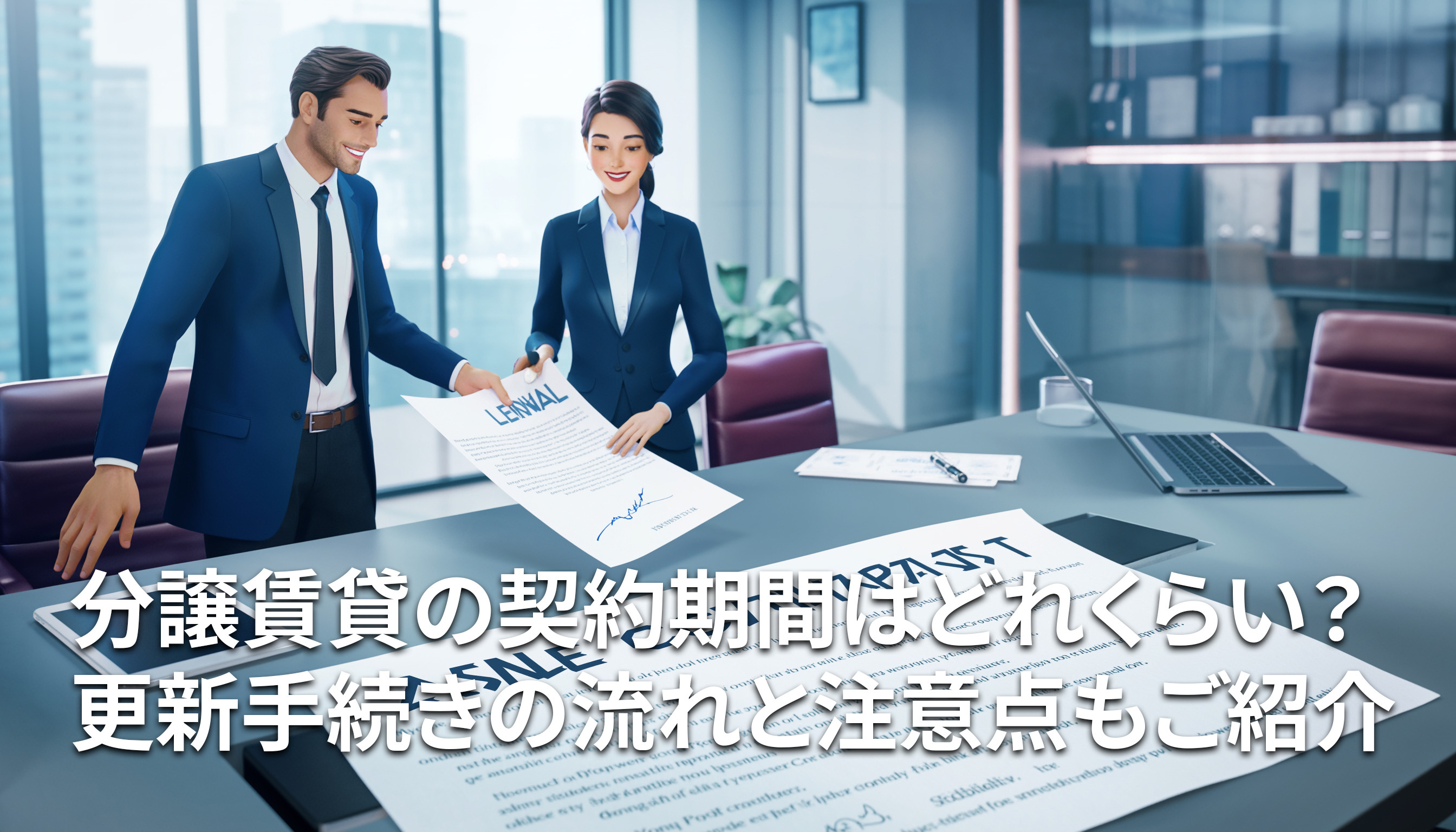 分譲賃貸の契約期間はどれくらい？更新手続きの流れと注意点もご紹介の画像