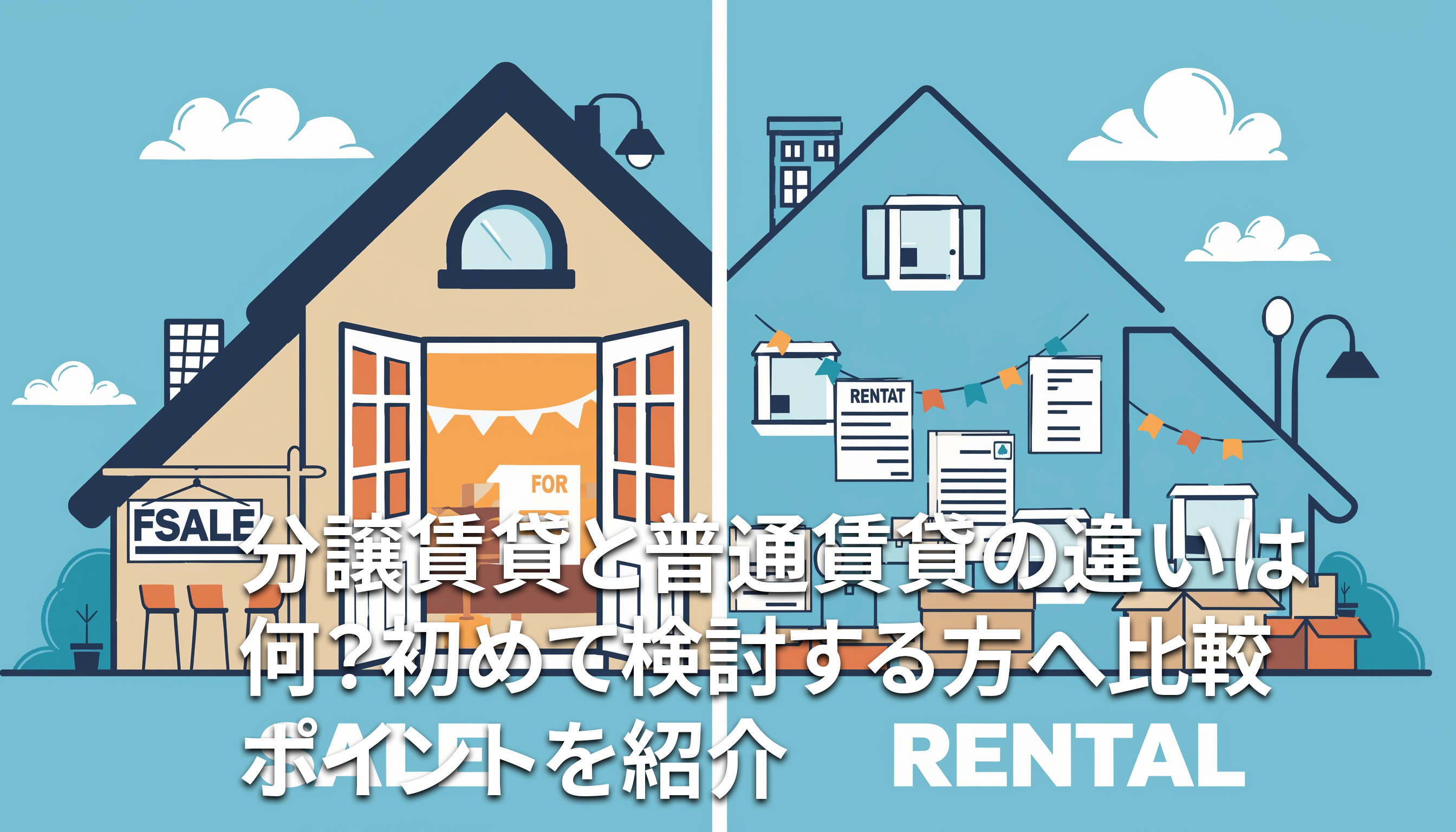 分譲賃貸と普通賃貸の違いは何?初めて検討する方へ比較ポイントを紹介の画像
