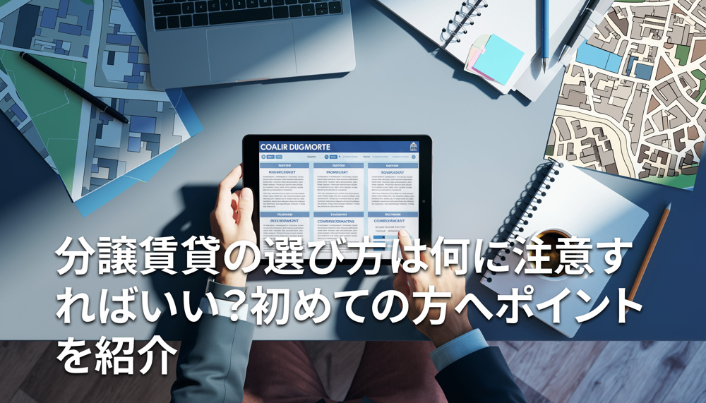 分譲賃貸の選び方は何に注意すればいい？初めての方へポイントを紹介の画像