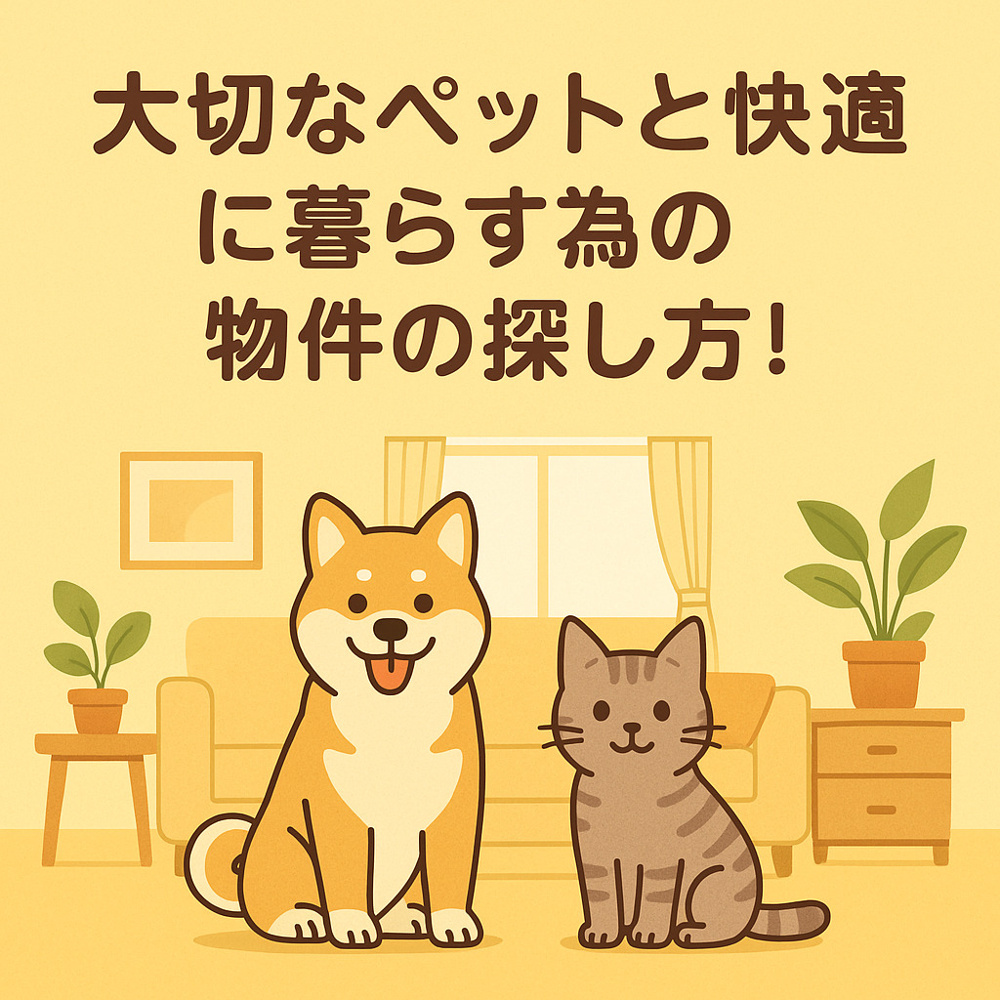 大切なペットと快適に暮らす為の物件の探し方！～名古屋　My賃貸～の画像