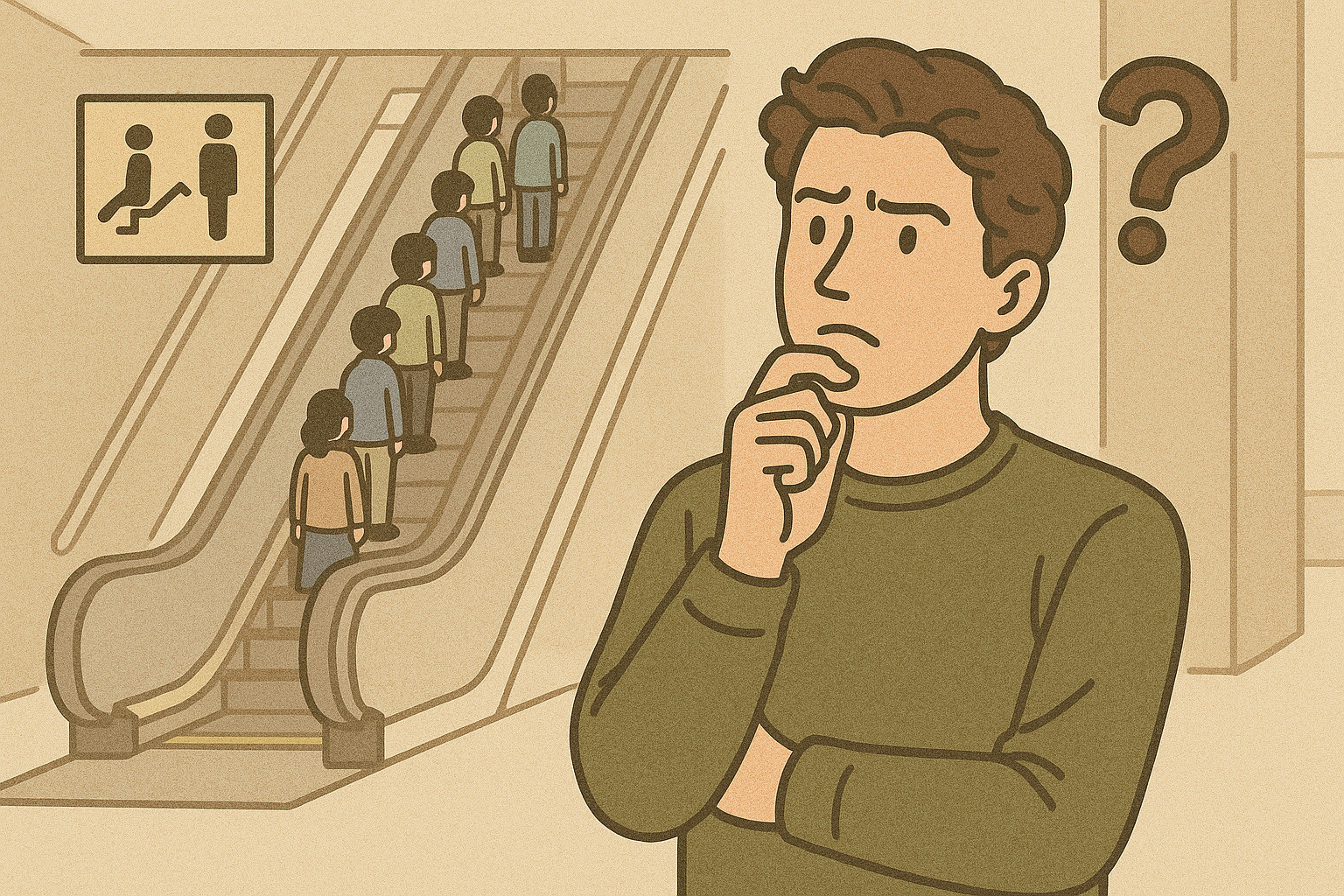 日本のエスカレーター 立つのは右?左?― 地域で異なる「歩く人のためのマナー」の画像