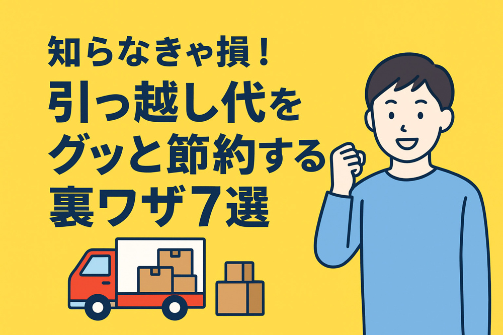 知らなきゃ損！引っ越し代をグッと節約する裏ワザ7選～名古屋 My賃貸～の画像