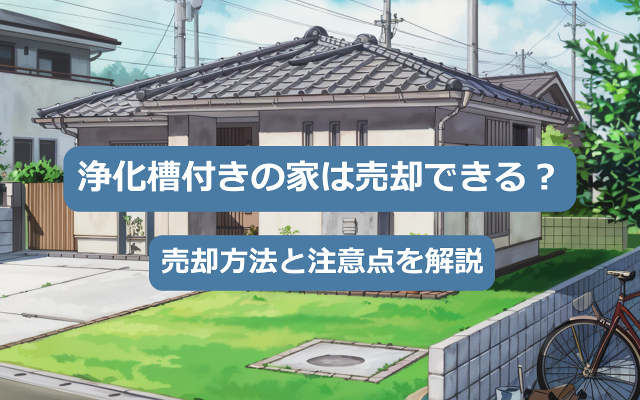 【2025年】浄化槽付きの家は売却できる？売却方法と注意点を解説の画像