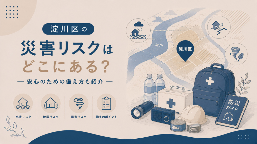 淀川区の災害リスクはどこにある？安心のための備え方も紹介の画像