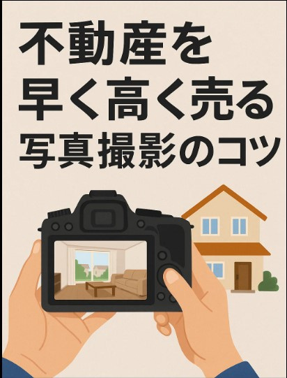 不動産を早く高く売る写真撮影のコツの画像